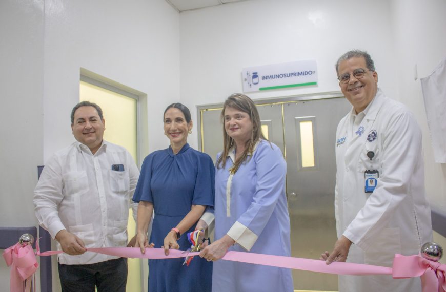 Inauguran Unidad Aislamiento pacientes inmunosuprimidos en el INCART, donada por laFundaci&oacute;n Caminantes Por La Vida